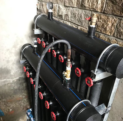 工程、别墅 地源热泵冷、热水三联供